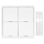 Walfront Scene Switch, Intelligent 4-Way Panel Wall Switch Mobile Phone APP Control for ZigBee, Switches & Sockets & Accessories