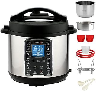Kuvings Instant Pot 3 Litre Electric Pressure Cooker with Stainless Steel Inner Pot. Pressure Cook, Slow Cook, Saute & More (Kuvings Instant Pot 3L + Accessories)