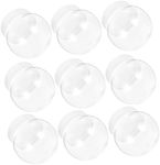 Beatifufu 10Pcs Plastic Snow Globe DIY Snow Globes Clear DIY Water Globes Crafts Water Globes Empty DIY Water Globes Compact Plastic DIY Water Globes Ball Shape Globe props water