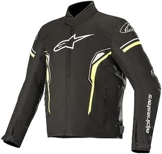 Alpinestars Giacche da moto T-sp-1 Waterproof Jacket Nero Giallo Fluo, Nero/Giallo Fluo, M