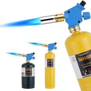 Propane torch Head with Igniter, Map Gas Torch Kit for Propane, Map and Mapp Gas,High Intensity Torch Head, Trigger Start GasTorch,Turbo Torch,Welding Torch Kit, Blow Torch(CSA,Handy Torch)