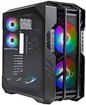 Cooler Master HAF 700 PC Case - Full-Tower, E-ATX Compatible, 5 x Pre-Installed Fans, Rotatable Radiator Bracket, TG Side Panel, Tool-Free Design, ARGB Controller Included