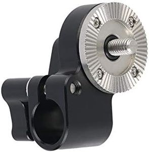 NICEYRIG M6 Thread Rosette Mount to 15mm Single Rod Clamp Compatible with DSLR Camera Rig Railblock Support System - 428