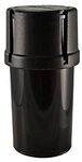 MedTainer Storage Container w/ Built-In Grinder - Black by Medtainer