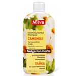 Milva Chamomile Shampoo with Magnesium & Apple Extract - Natural Hair Lightening Shampoo for Blonde Hair - Clarifying Shampoo for Dry Scalp - Itchy Scalp Treatment - Deep Cleansing Shampoo - 200 ML