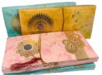 Magic Providers Premium Money Envelope - Pack of 40 | With Coin | Glitter Paper Assorted Metallic Print | Designer Cash Shagun Gift Card for Engagement | Weddings | Birthday | Diwali Lifafa