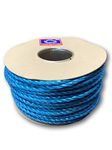 100M TRADE REELS EVERLASTO BLUE POLYPROPYLENE POLY ROPE 6MM 8MM 10MM 12MM 14MM (6MM)