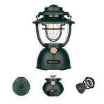 OLIGHT Olantern Classic 2 Pro LED Camping Lantern Recharged by USB-C, 300 Lumens Stepless Diming Electric Lamp for Outdoor, Hiking, Indoor Decorative & Power Outage(Forest Green)