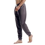 Amy Coulee Men's Casual Jogger Sweatpants with Pockets (Anchor Gray, Medium)