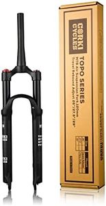 corki Cycles Mountain Bike Air Suspension Fork Manual Control 27.5'' Travel 120mm-QR 9mm- Travel 120mm- QR 9mm- Tapered MTB Front Forks