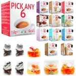 Bonini Coffee, Tea and Chocolate Pods, Dolce Gusto Compatible Pods. Pick Any 6 from 20+ Flavours Inc. Espresso Decaf, Cappuccino, Hot Chocolate, Caffe Latte, Hazelnut, Caramel, Irish and More