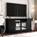 Tall TV Stand Black for 50/55/60/65