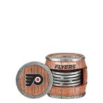 FOCO Philadelphia Flyers NHL 5 Pack Barrel Coasters