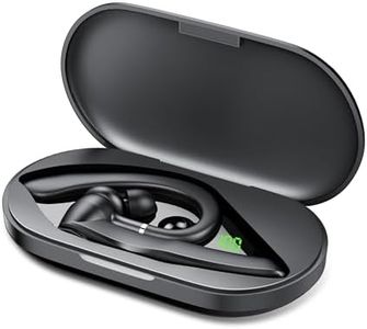 FAMOO Cuffie Bluetooth con Custodia di Ricarica con Display a LED