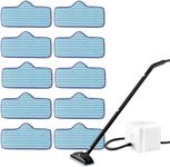 BlueStars 10 Pack Microfiber Pad Compatible with Dupray Neat Steam Cleaner - Durable, Reusable and Machine Washable - Designed for Multiple Surfaces, Effectively Clean Hardwood, Tile & Stone Floors