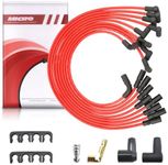 Micro Set of 9 Spark Plugs Wires Set Compatible with Chevrolet Blazer Silverado Oldsmobile GMC K1500 K2500 K3500 Sierra 4.3L V6 5.7L 5.0L V8 9746T