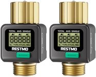 [2 Pack] RESTMO Water Flow Meter, P