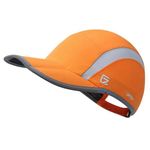 GADIEMKENSD UPF50+ Quick Dry Sports Hat Lightweight Breathable Soft Outdoor Running Cap Orange