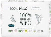 Eco by Naty Flushable Baby Wipes - 