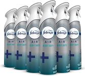 Febreze Air Freshener Heavy Duty Spray, Odor Fighter, Crisp Clean, 8.8 oz (Pack of 6)