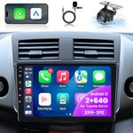 Car Stereo Fit Toyota RAV4 2006-2012 2+64 Carplay&Android Auto Radio