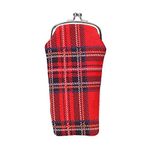 Signare Tapestry Glasses Case for Women Eyeglass Case with Fashion Pattern Design (Royal Stewart Tartan, GPCH-RSTT)