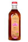 Orgrain India Pushkar Raj Rose (Gulab) Sharbat 1000ml With Pink Rose Petals | Mix with Water, Milk, Ice Creams, Faloodas, Mock Tails, Desserts & Sweets