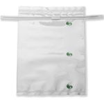Biodegradable Sterile Sample Bags Sealable, Leakproof and Airtight Validated by Quality Control, Eco-Friendly - LABPLAS Twirl’em Ecolo - Clear, 22 oz