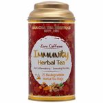 SAN-CHA Tea Boutique Immunity Boost Herbal Tea Bags, Superfood Turmeric Blend 25 Pyramid Tea Bags, Caffeine Free Herbal Tea, 200 Gram