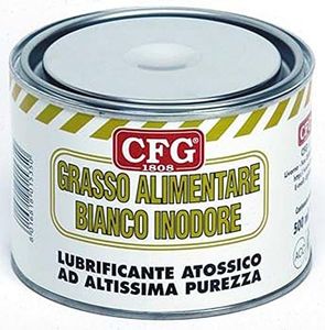 CFG - SPECIALE GRASSO ALIMENTARE 500ML BIANCO INODORE ATOSSICO LUBRIFICA PROTEGGE ORGANI MACCHINE PER LAVORAZIONE ALIMENTARE