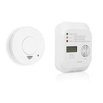 Smartwares FSE-19203 Smoke Co Detector Set, White, 1 Piece