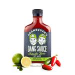 Hoff and Pepper Goonzquad Dang Sauce Handmade Chipotle Lime Hot Sauce Farm-Fresh Tennessee Peppers for the Jalapeno Pepper Hot Sauce Lover Keto Spicy Goodness Seasoning, (6.7 fl oz)