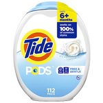 Tide PODS Free and Gentle Laundry Detergent Soap Pacs, 112 ct, HE Compatible and Coldwater Clean