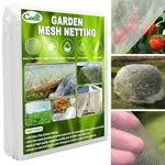 Garden Netting, Durable Ultra Fine Mesh Protection Netting for Vegetable Fruits Plant Flowers,Plant Pest Barrier Covers Bird Mosquito Netting Greenhouse Row Nets for Garden (10ft * 20ft)