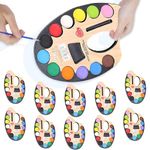 Birthday Popper Water Colour with Paint Brush - Birthday Return Gift for Kids of All Age Groups (Set of 10)