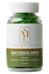 Suave Moss Lifestyle | Sea Moss Gummies with Bladderwrack and Burdock Root | 60 Gummies | Apple Flavour | All Natural, Vegan, Gluten Free, Non GMO, Dr Sebi.