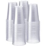 [240 Count - 16 oz.] Clear Disposable Cups - Cold Party Drinking Cups