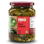 Neo Sliced Jalapenos 680g I 100% Vegan I Ready-to-Eat Fibre-Rich Topping for Pizza, Pasta, Wraps and Salads I Non-GMO (Pack of 1)