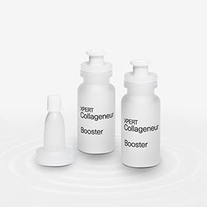 Singuladerm XPERT Collageneur Booster - Pre - Sérum Booster Potenciador - 2 Viales de 10 ml cada uno - Efecto Rellenador de Arrugas Profundas - Tratamiento Iluminador Facial y Antipolución, Blanco
