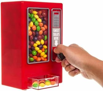 Candy Vending Machine For Kids - Classic Retro Design Sweets Holder & Dispenser Arcade Toy | Ideal For Desktops, Classrooms, Parties & Many More | Suitable For Gumballs, Candy’s & Sweets