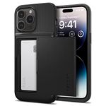 Spigen Slim Armor CS Back Cover Case Compatible with iPhone 14 Pro (TPU + Poly Carbonate | Black)