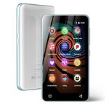 160GB MP3 Player with Bluetooth and WiFi, innioasis Music Player with Spotify,Pandora,Amazon Music,4" Touch Screen Android MP4 MP3 Player for Kids with Libby,Audible,Spotify Kids (White+ Sky-blue)