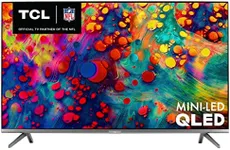 TCL 65-inch 6-Series 4K UHD Dolby Vision HDR QLED Roku Smart TV - 65R635, 2021 Model, Black