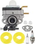 Carbbia 753-06258 Carburetor for Craftsman MTD 316.794011 Blower for Homelite UT33650 UT33650B for Cub Cadet CC148 Tiller for Ryobi RBC430SBSB Brush Cutter