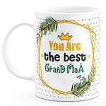 TrendoPrint You Are The Best Grand Maa Printed White Tea and Coffee Mug and Cup Made of Ceramic- 11 oz (350ml) Ideal And Sweet Gift And Return Gift Choice For Mother Grandmother Grandma Mom Mummy Nani Ji