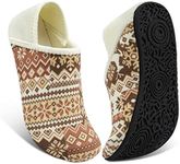 Fires Womens Mens Slippers with Rub