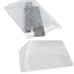 100 Plain Bubble Wrap Bags Pouches 130mm x 180mm (BP02) 5" x 7"