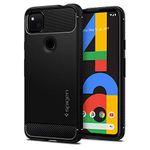 Spigen Rugged Armor Case Compatible with Google Pixel 4a (2020) - Matte Black