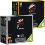 Caffe' Vergnano Medium Roast Espresso Bundle - Original Line Machine Compatible Arabica Robusta Italian Coffee For Nespresso Coffee Machines, Intenso & Napoli - 50 of Each Flavor (100 Capsules)