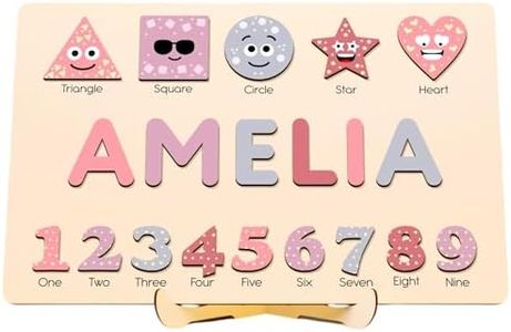 Name Puzzle for Kids, Montessori Board, Personalized Custom Name Puzzle Sign, Toddler Gift, Baby Name Gift, Gift for Kids, Christmas Gifts